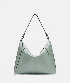 Liebeskind Herren Mila Hobo M - Dunkles Salbeigrün