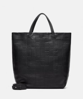 Liebeskind Herren Monogram Hera Tote L - Schwarz Liebeskind Herren Monogram Hera Tote L - Schwarz