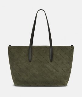 Liebeskind Herren Monogram Shopper M - Olivgrün