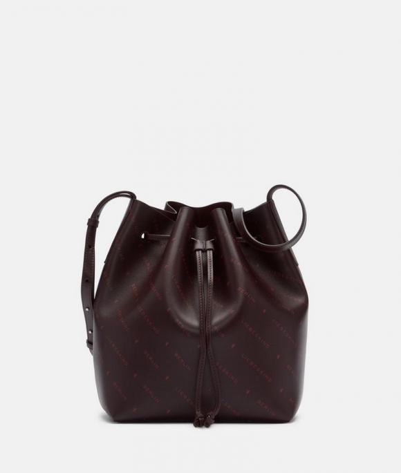 Liebeskind Herren Monogram Bucketbag M - Bordeaux Liebeskind Herren Monogram Bucketbag M - Bordeaux