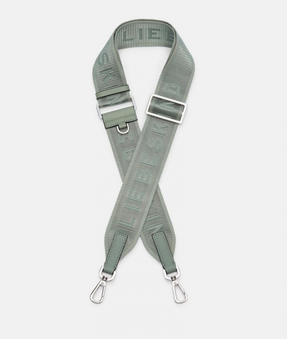 Liebeskind Herren Schultergurt Mit Logo - Dunkles Salbeigrün