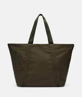 Liebeskind Herren Nylon Shopper L - Olivgrün