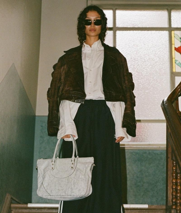 Liebeskind Herren Archive Esther Satchel M - Creme