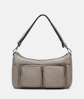 Liebeskind Herren Maia Hobo M - Steingrau