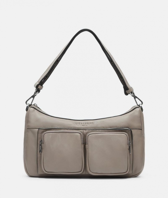 Liebeskind Herren Maia Hobo M - Steingrau