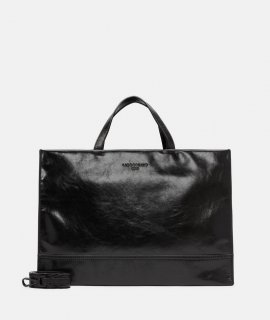 Liebeskind Herren Lou Satchel L - Schwarz