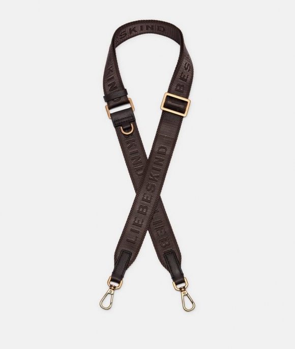 Liebeskind Herren Schultergurt Mit Logo - Mokka