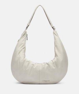 Liebeskind Herren Nylon Moon Hobo L - Creme