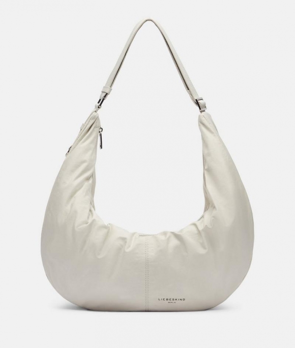 Liebeskind Herren Nylon Moon Hobo L - Creme