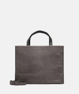 Liebeskind Herren Lou Satchel M - Grau