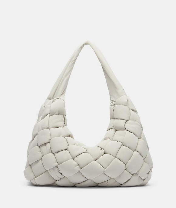 Liebeskind Herren Nylon Bo Hobo L - Hellgrau