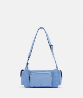 Liebeskind Herren Nylon Lila Crossbody S - Blau