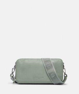 Liebeskind Herren Clarice Crossbody M - Dunkles Salbeigrün