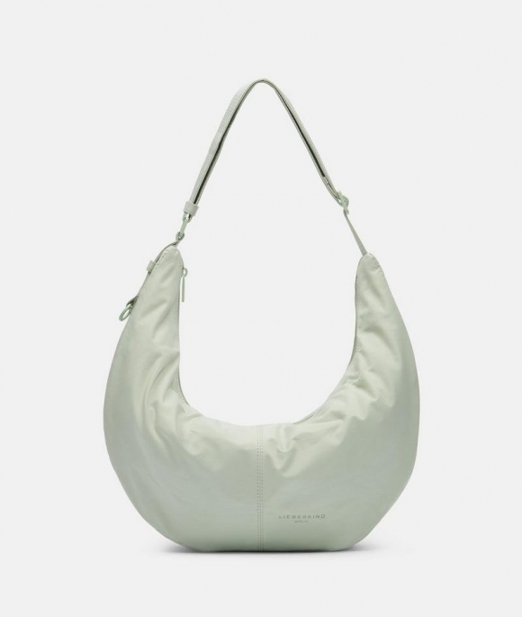 Liebeskind Herren Nylon Moon Hobo M - Salbeigrün