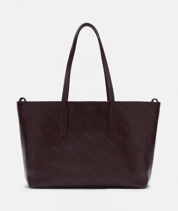 Liebeskind Herren Monogram Shopper M - Bordeaux