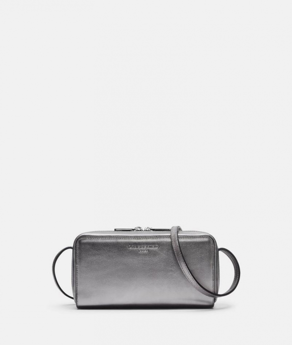 Liebeskind Herren Metallic Crossbody Xs - Silber
