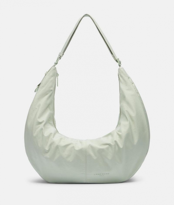 Liebeskind Herren Nylon Moon Hobo L - Salbeigrün