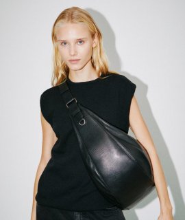 Liebeskind Herren Moon Hobo L - Schwarz