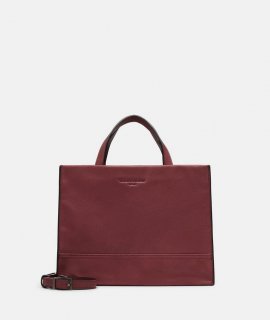 Liebeskind Herren Lou Satchel M - Bordeaux
