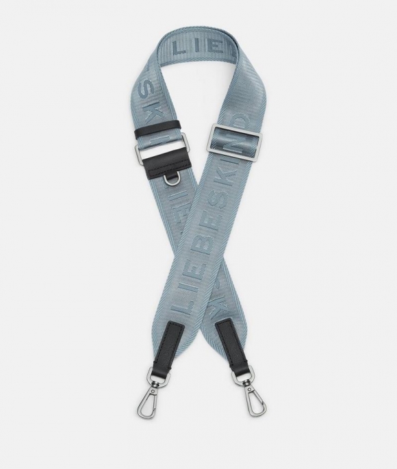 Liebeskind Herren Schultergurt Mit Logo - Blassblau