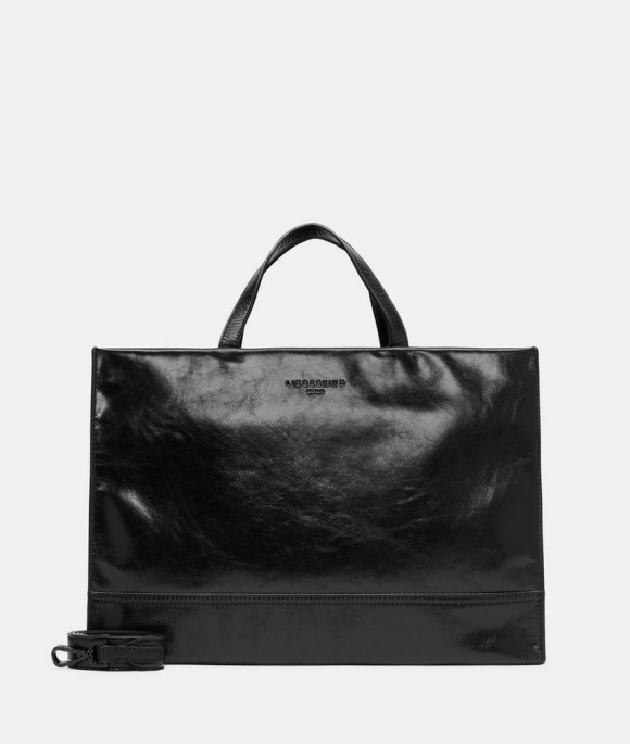 Liebeskind Herren Lou Satchel L - Schwarz