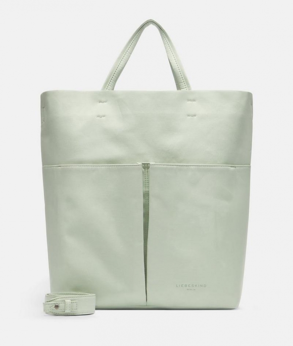 Liebeskind Herren Nylon Hera Tote L - Salbeigrün