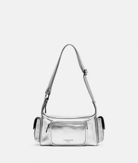 Liebeskind Herren Lila Crossbody S - Silber