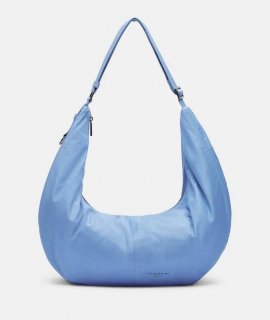 Liebeskind Herren Nylon Moon Hobo L - Blau