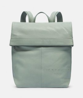 Liebeskind Herren Elvira Backpack L - Dunkles Salbeigrün