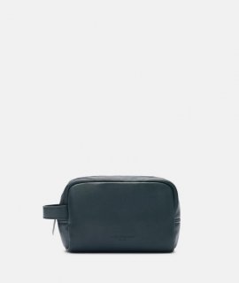 Liebeskind Herren Cosmetic Pouch S - Petrol