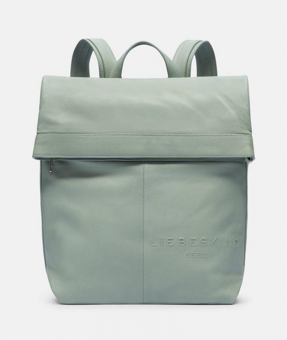 Liebeskind Herren Elvira Backpack L - Dunkles Salbeigrün