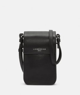 Liebeskind Herren Lea Mobile Pouch - Schwarz Liebeskind Herren Lea Mobile Pouch - Schwarz