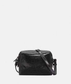 Liebeskind Herren Lou Crossbody S - Schwarz