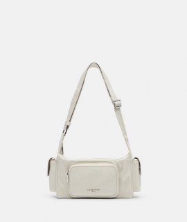 Liebeskind Herren Nylon Lila Crossbody S - Creme