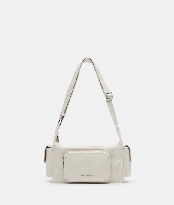 Liebeskind Herren Nylon Lila Crossbody S - Creme