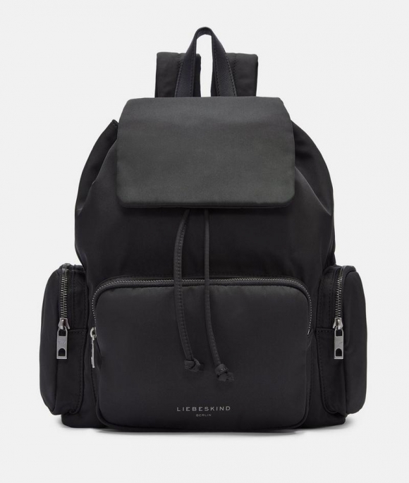 Liebeskind Herren Nylon Maia Backpack M - Schwarz