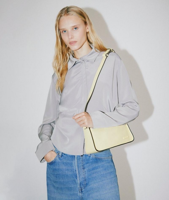 Liebeskind Herren Franzis Crossbody S - Hellgelb