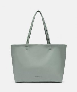 Liebeskind Herren Hera Shopper L - Dunkles Salbeigrün