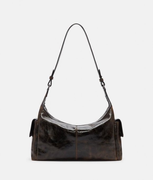 Liebeskind Herren Parker Hobo M - Dunkelbraun