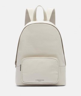 Liebeskind Herren Nylon Lila Backpack L - Creme
