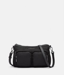 Liebeskind Herren Nylon Maia Hobo S - Schwarz