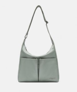 Liebeskind Herren Hera Hobo M - Dunkles Salbeigrün