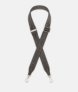 Liebeskind Herren Schultergurt Mit Logo - Anthrazit