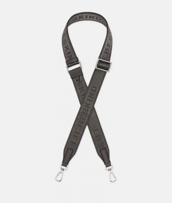 Liebeskind Herren Schultergurt Mit Logo - Anthrazit