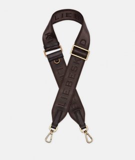 Liebeskind Herren Schultergurt Mit Logo - Mokka