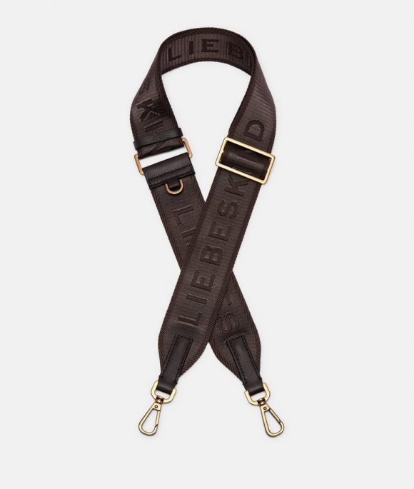 Liebeskind Herren Schultergurt Mit Logo - Mokka