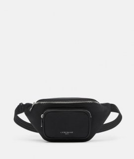 Liebeskind Herren Nylon Lila Belt-bag M - Schwarz
