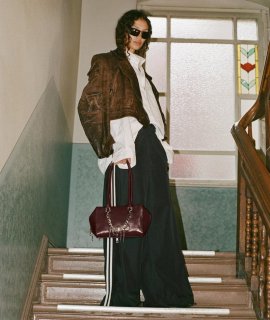 Liebeskind Herren Archive Kayla Satchel S - Bordeaux