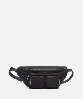 Liebeskind Herren Nylon Maia Belt-bag M - Schwarz