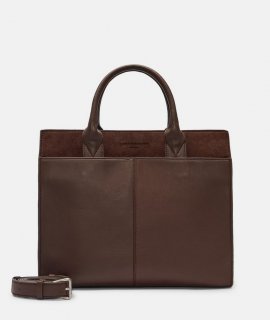 Liebeskind Herren Blake Satchel L - Dunkelbraun Liebeskind Herren Blake Satchel L - Dunkelbraun
